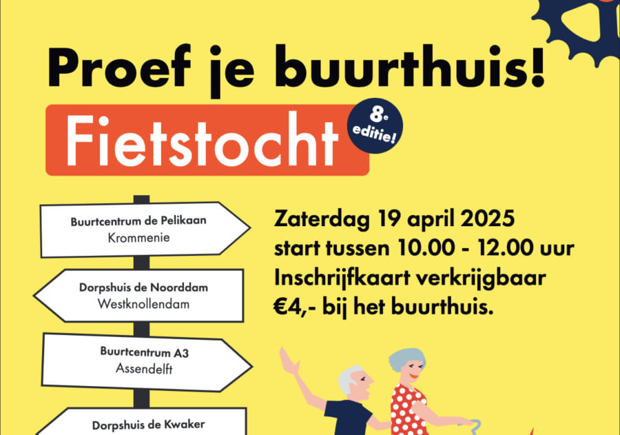 Fietstocht langs de buurtcentra Zaanstad