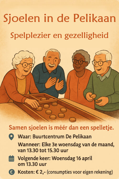 Sjoelen in de Pelikaan