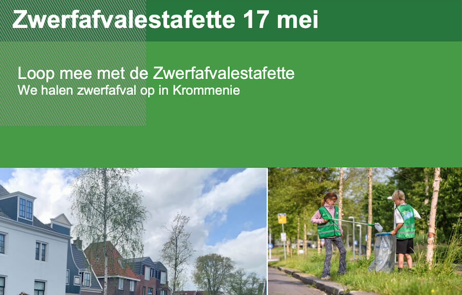 Zwerfafvalestafette Krommenie