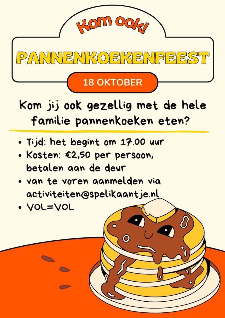 Pannenkoekenfeest, de Pelikaan, Krommenie, Zaanstad