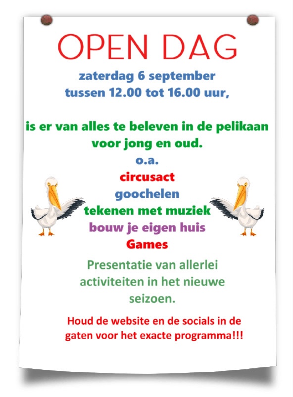 Open Dag, Buurtcentrum de Pelikaan, Krommenie, Zaanstad