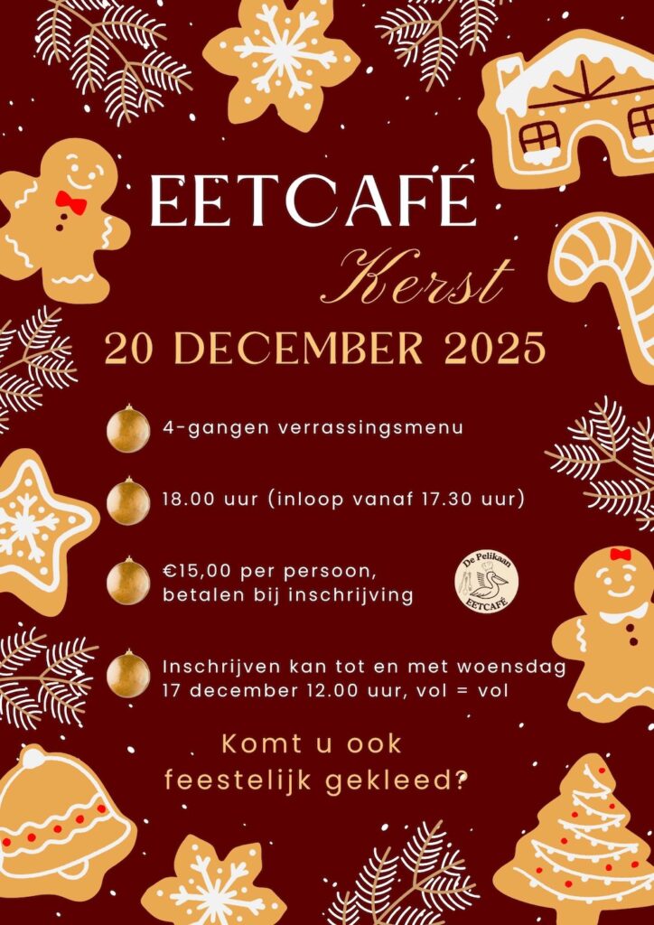 Kerst diner in de Pelikaan