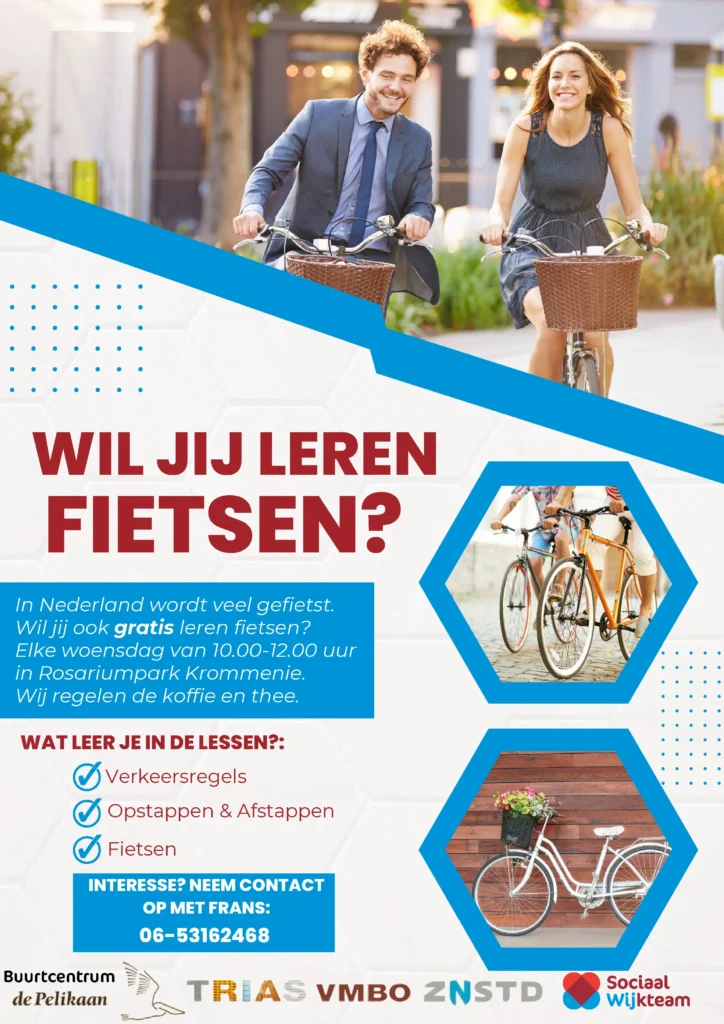 Fietscursus gratis in Krommenie